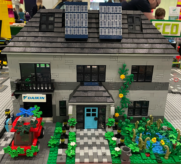 LEGO Eco House Feature Example for Sustainability Workshop