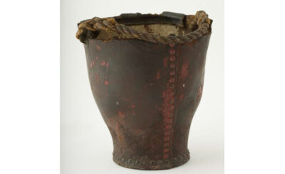 Leather bucket used during the great fire of London 1666